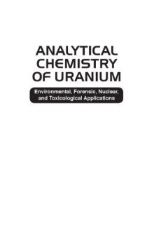 Analytical chemistry of uranium