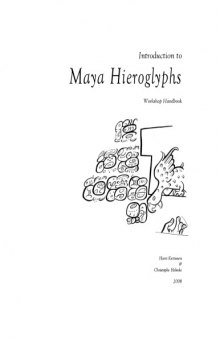 Introduction to Maya Hieroglyphs 