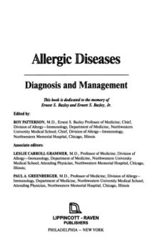 Аллергические болезни : Диагностика и лечение : Пер. с англ., доп. : [Практ. руководство]