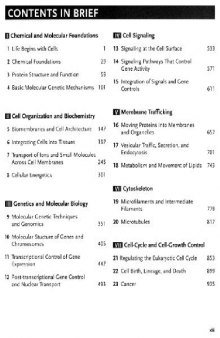 Molecular Cell Biology. Contents