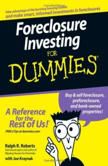 Foreclosure Investing For Dummies (For Dummies (Business & Personal Finance))