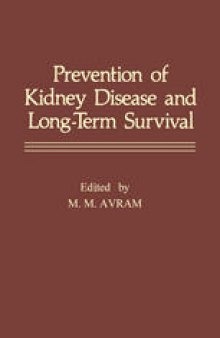 Prevention of Kidney Disease and Long-Term Survival