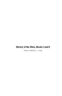 Procopius History of the Wars