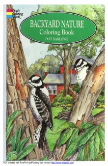 Backyard Nature Coloring Book