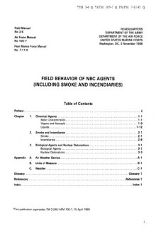 Field Behavior of NBC Agents [FM 3-6]