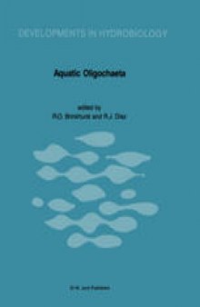 Aquatic Oligochaeta: Proceedings of the Third International Symposium on Aquatic Oligochaeta held in Hamburg, Germany September 29-October 4, 1985