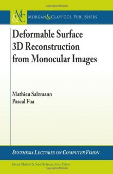 Deformable surface 3D reconstruction from monocular images