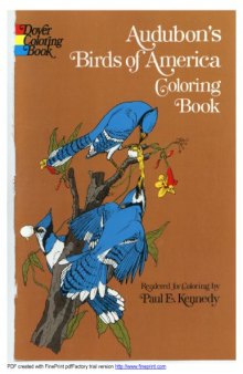 Audubon's Birds of America Coloring Book