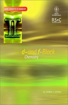 d- and f- Block Chemistry (Basic Concepts In Chemistry)