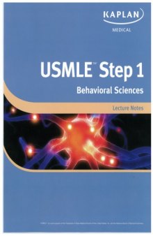 USMLE® step 1  : behavioral lecture notes