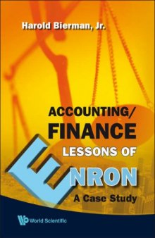 Accounting Finance Lessons Of Enron: A Case Study