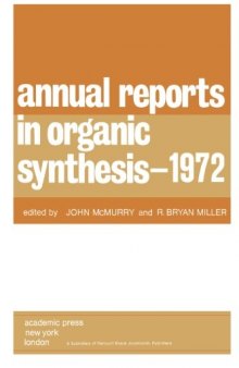 Annual Reports in Organic Synthesis–1972