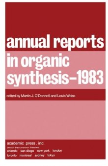 Annual Reports in Organic Synthesis–1983