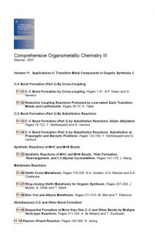 Applications II. Transition Metal Compounds in Organic Synthesis 2