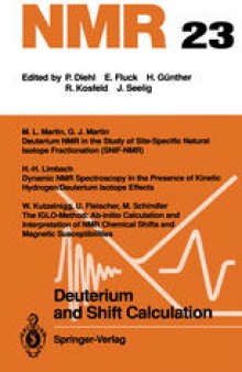 Deuterium and Shift Calculation