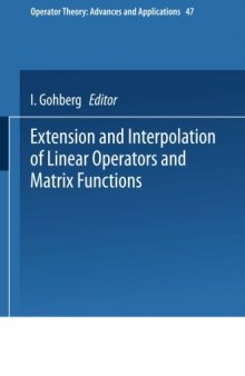 Extension and Interpolation of Linear Operators and Matrix Functions