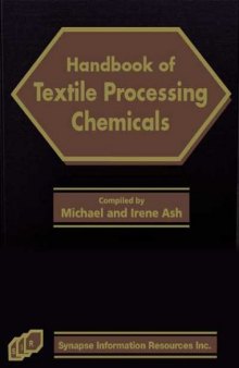 Handbook of textile processing chemicals