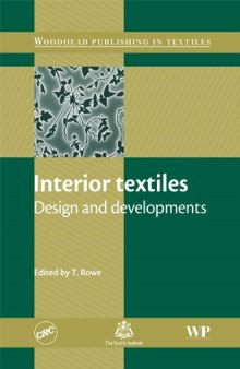 Interior Textiles: Design and Developments (Woodhead Publishing Series in Textiles)  