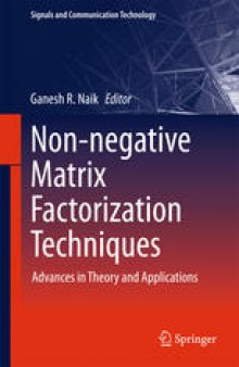 Non-negative Matrix Factorization Techniques: Advances in Theory and Applications