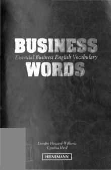 Business Words: Essential Business English Vocabulary