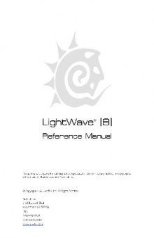 Essential Lightwave 3D 8 - Newtek Lightwave 3D 8.0 Manual