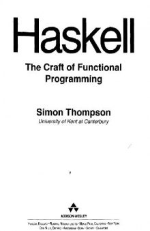 Haskell: the art of functional programming