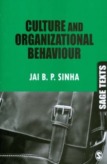 Culture and organizational behaviour