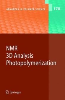 NMR • 3D Analysis • Photopolymerization