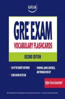 GRE Exam Vocabulary Flashcards (only B1-B200 cards)