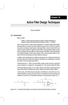 Filter Pages from Op Amps For Everyone - TI