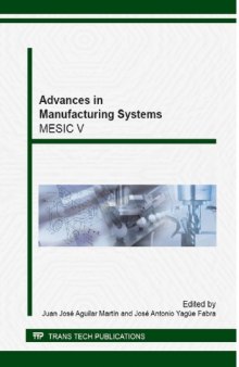Advances in Manufacturing Systems: Mesic V