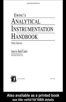 Analytical Instrumentation Handbook, Third Edition