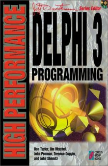 High Performance Delphi 3 Programming