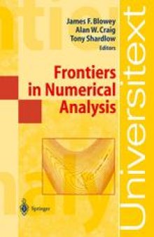 Frontiers in Numerical Analysis: Durham 2002