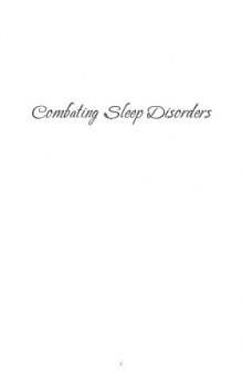 Combating sleep disorders