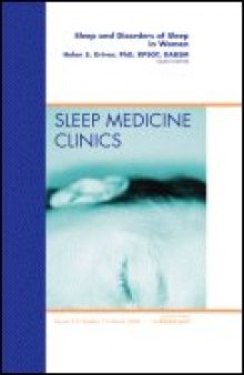 Sleep and Disorders of Sleep in Women, An Issue of Sleep Medicine Clinics