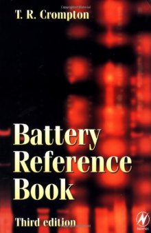 Battery Reference Book, Third Edition
