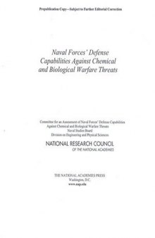 Naval Forces' Defense Capabilities Against Chemical and Biological Warfare Threats