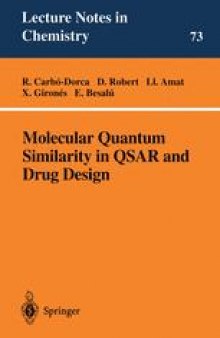Molecular Quantum Similarity in QSAR and Drug Design
