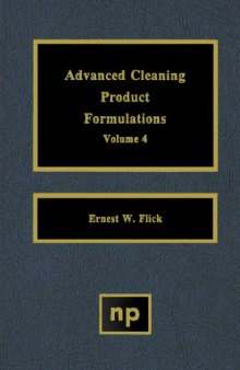 Adavanced Cleaning Products Formulations vol.4
