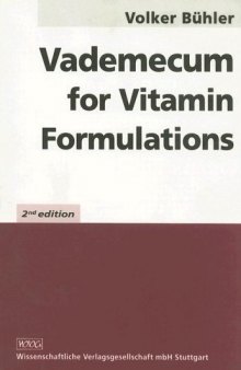 Vademecum for Vitamin Formulations 2nd Edition