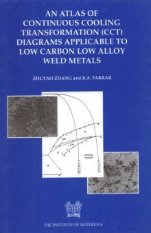 Atlas of continuous cooling transformation (CCT) diagrams applicable to low carbon low alloy weld Metals (matsci