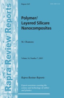 Polymer/Layered Silicate Nanocomposites