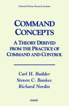 Command Concepts: A Theory Derived From The Practice Of Command and Control