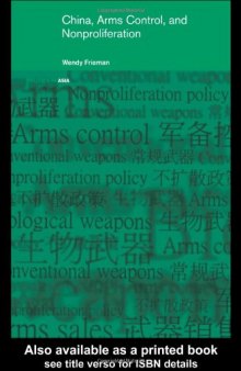 China, International Arms Control and Non-Proliferation (Politics in Asia)