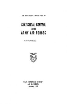 Statistical Control in the Army Air Forces