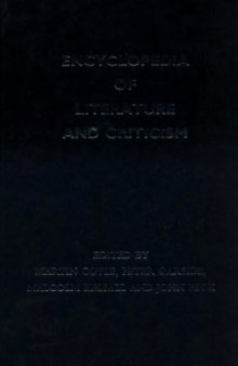 Encyclopedia of Literature and Criticism