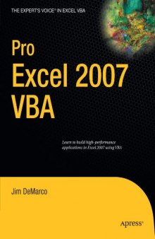 Pro Excel 2007 VBA (Pro)