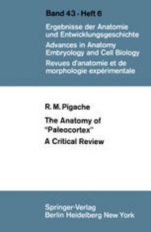 The Anatomy of “Paleocortex”: A Critical Review