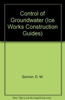 Control of Groundwater